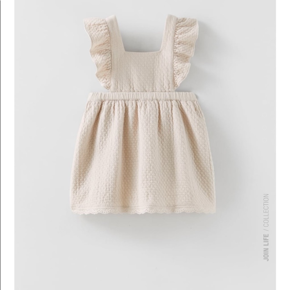 Lace Pinafore Dress NWT Zara